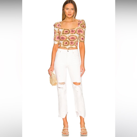 🌻🚨🆕FINAL SALE PRICE🚨FREE PEOPLE GIVE ME MORE TOP-IVORY COMBO - Picture 9 of 16